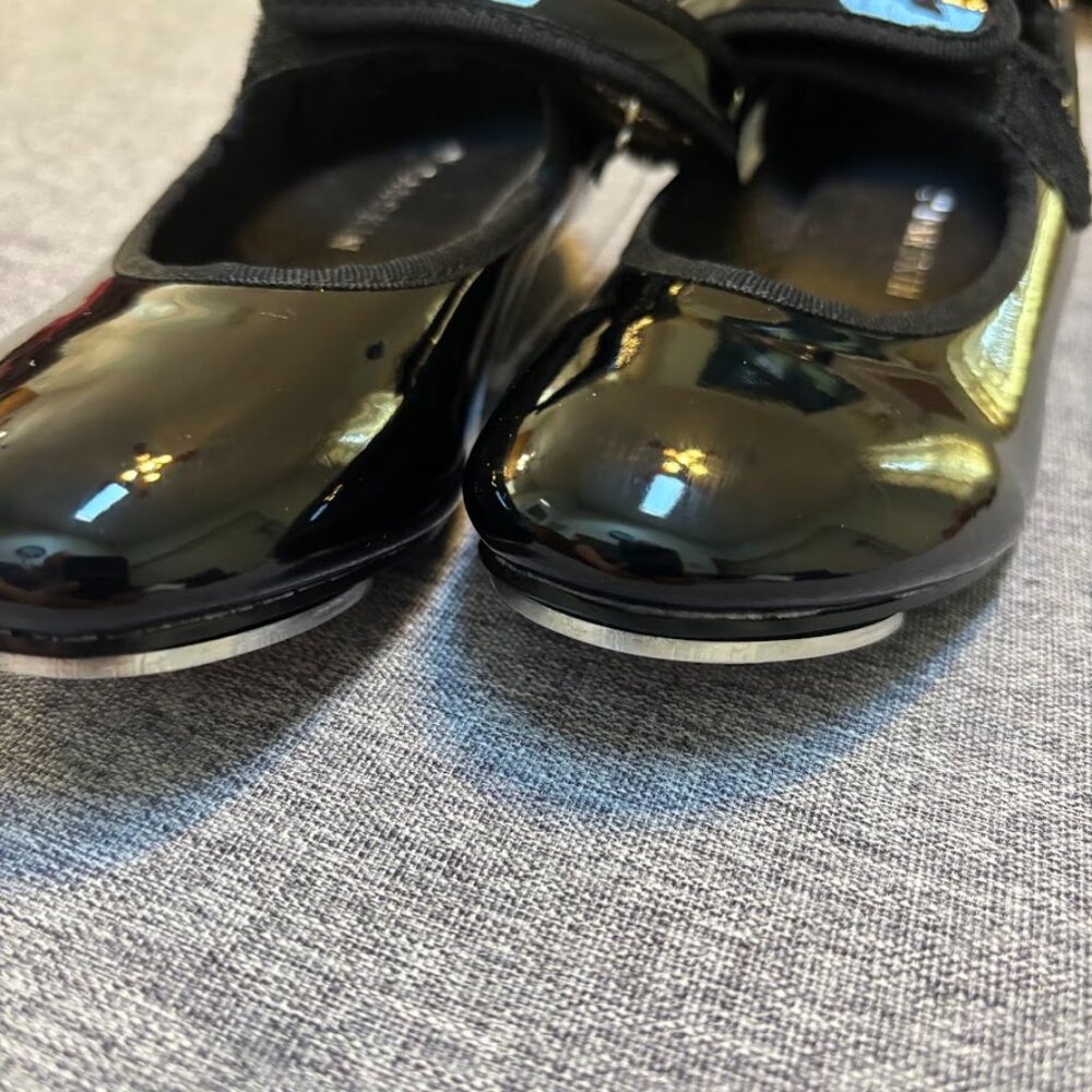 Danskin Girls' Tap Dance Shoes - Black, Size 12 - Picture 5 of 5